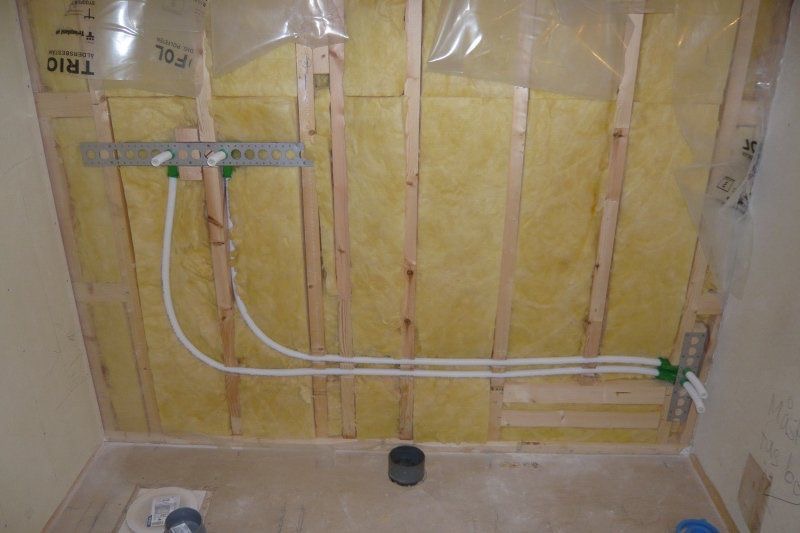 Badrumsrenovering VVS pågående projekt